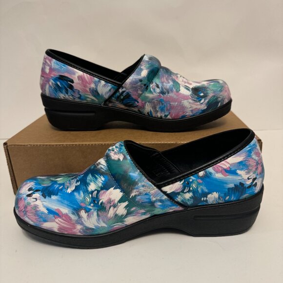 Savvy Nursing Shoes Women's Brandy Clogs Slip On  Floral Slip Resistant Size 9 M - Picture 2 of 8